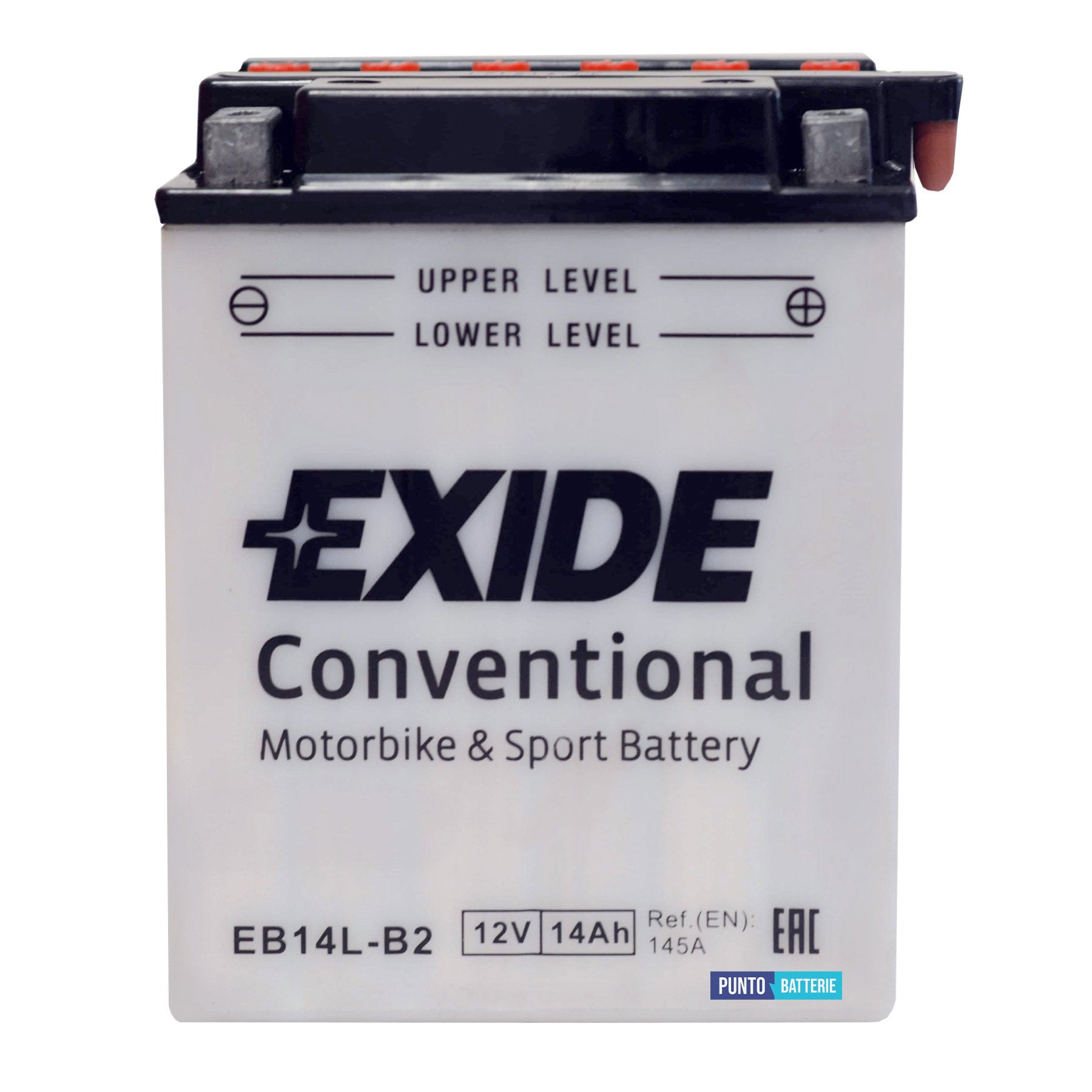 Batteria Exide 14Ah, 12V, 145A , 134x89x166mm