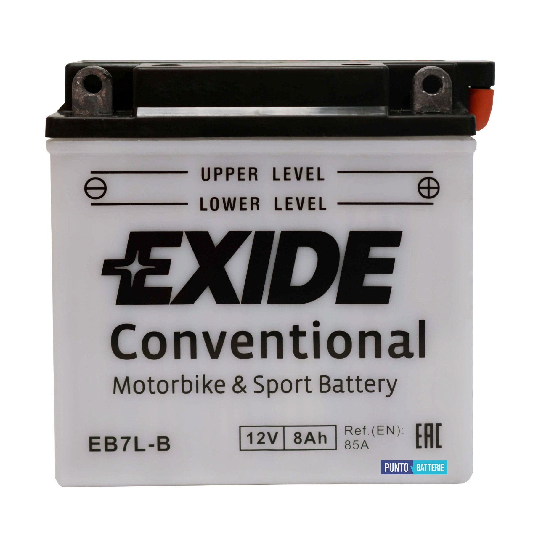 Batteria Exide 8Ah, 12V, 85A , 135x75x135mm