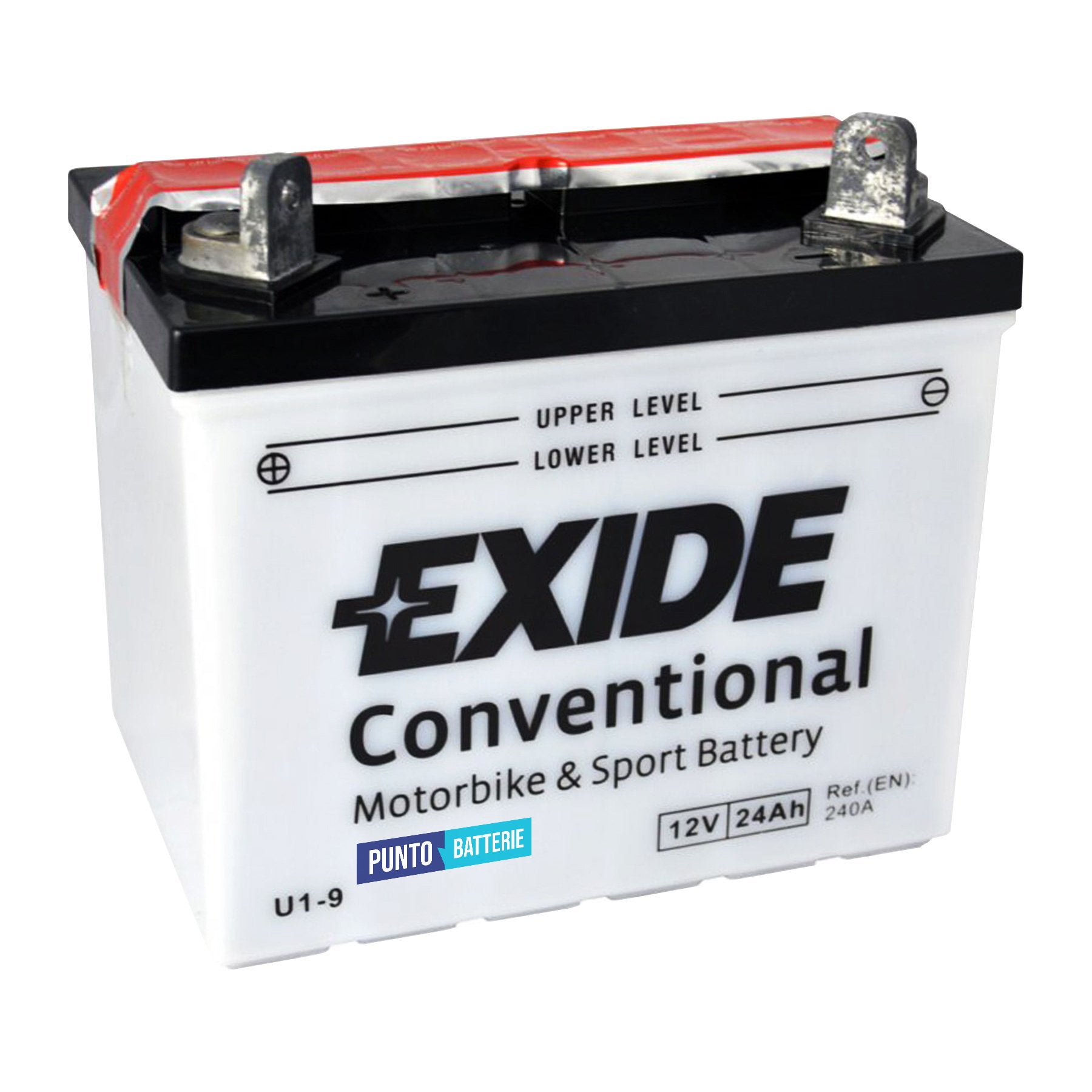 Batteria Exide 24Ah, 12V, 240A , 196x130x180mm