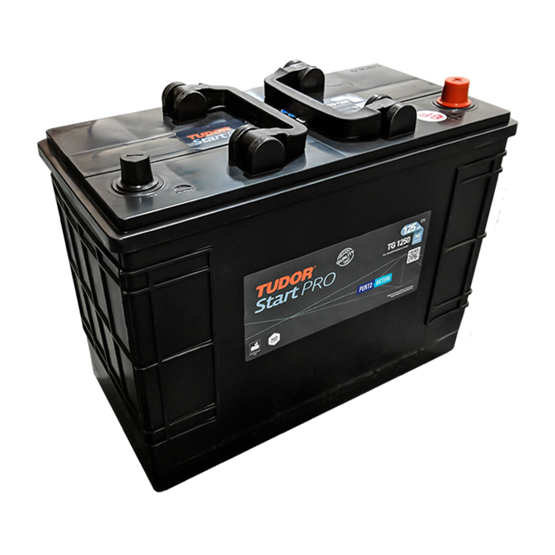 Batteria Tudor 125Ah, 12V, 760A, 349x175x285mm