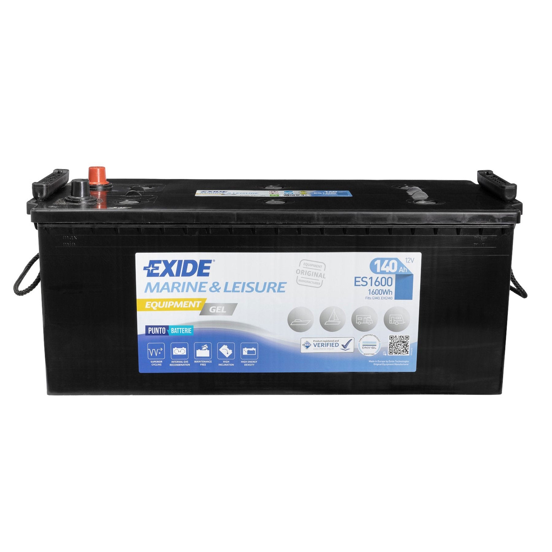 Batteria Exide ES1600 Equipment Gel