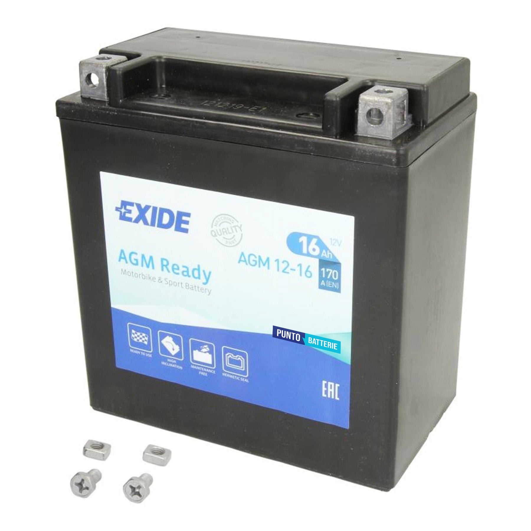 Batteria Exide AGM12-16 AGM Ready
