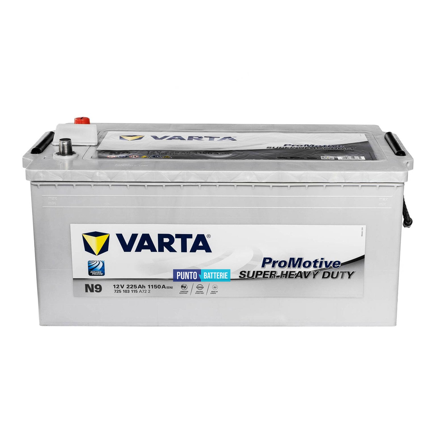 Batteria Varta 225Ah, 12V, 1150A, 518x276x242mm