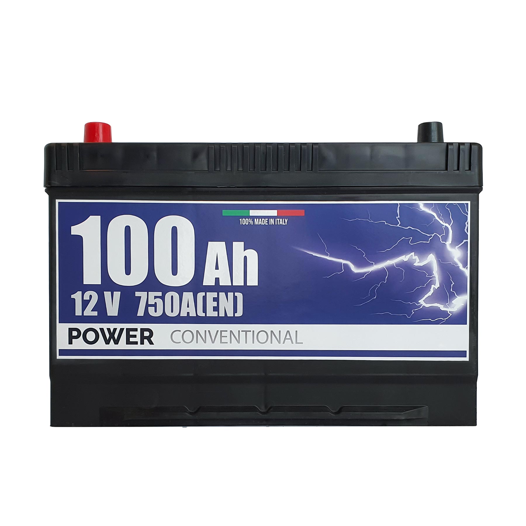 Batteria Power 100Ah, 12V, 750A, 306x172x225mm