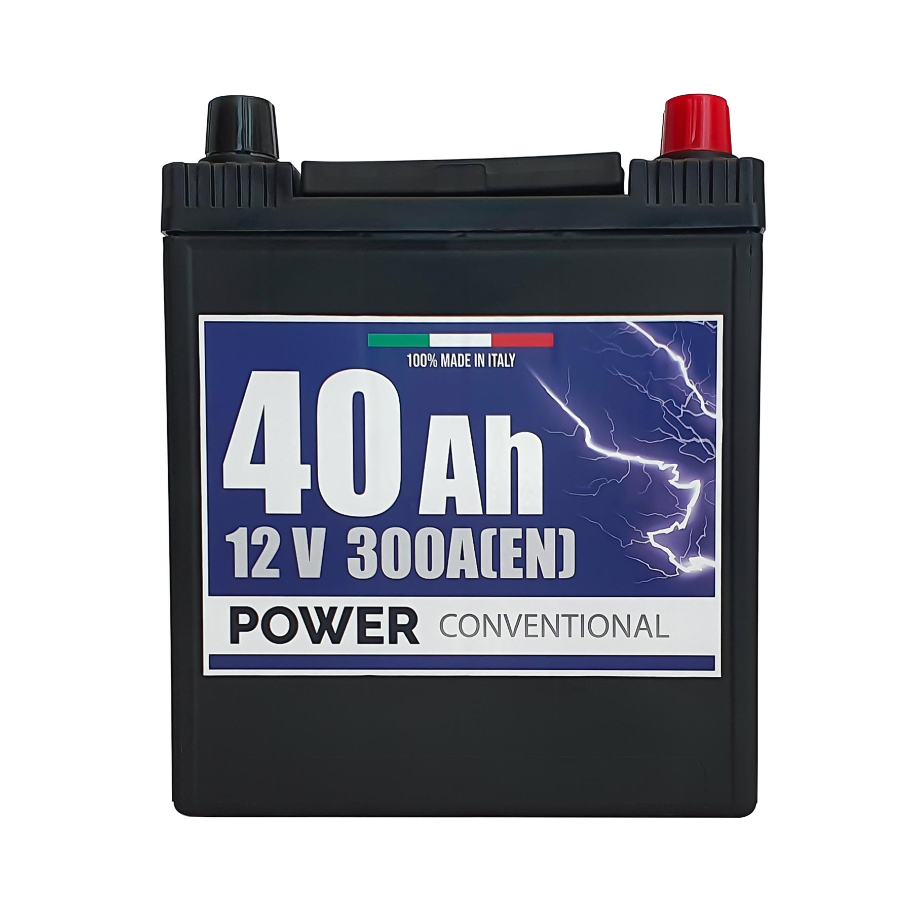 Batteria Power 40Ah, 12V, 300A, 187x127x220mm