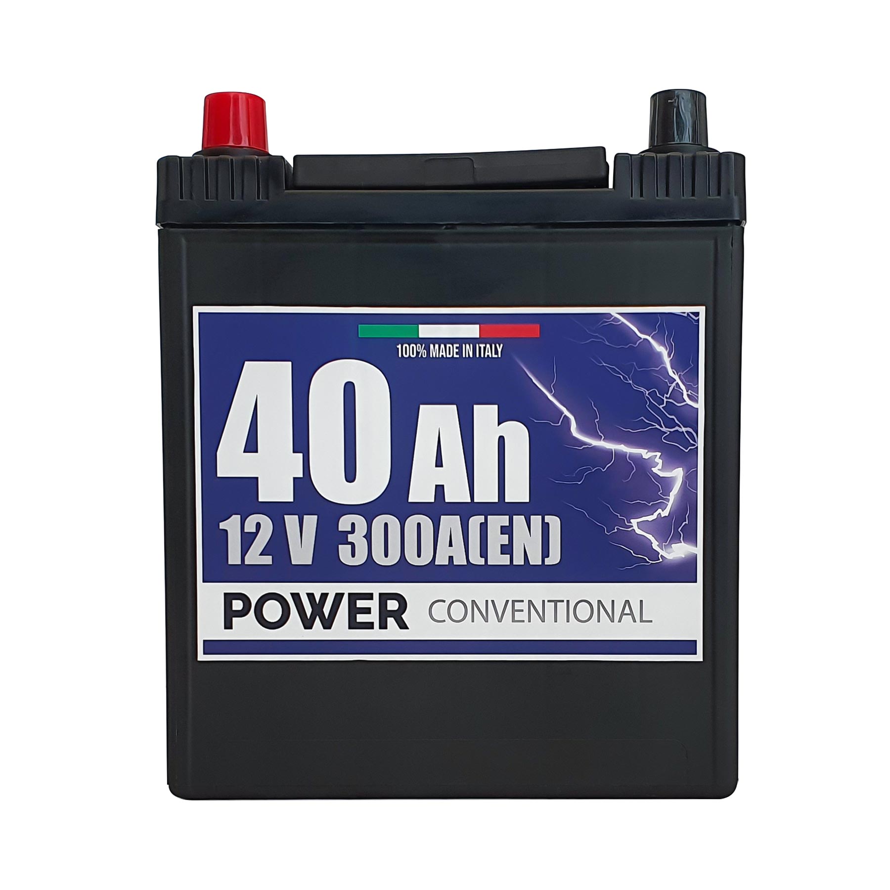 Batteria Power 40Ah, 12V, 300A, 187x127x220mm