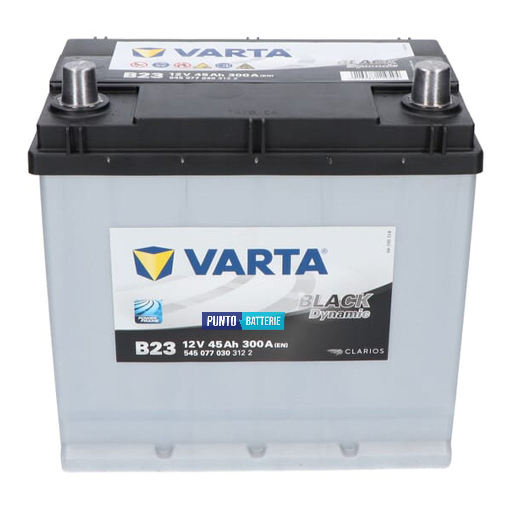 Batteria Varta 45Ah, 12V, 300A, 219x135x225mm