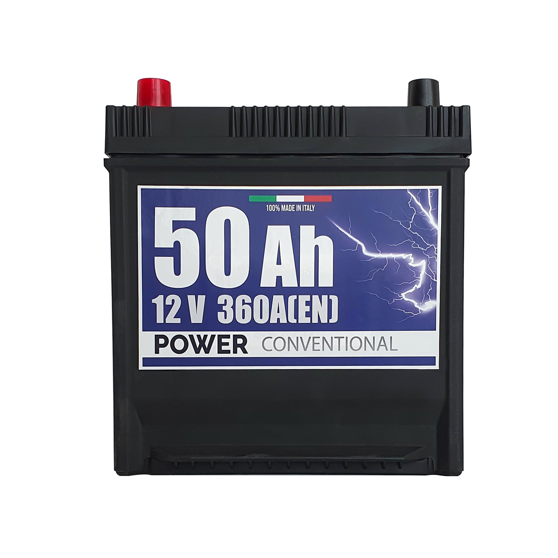 Batteria Power 50Ah, 12V, 360A, 200x170x222mm
