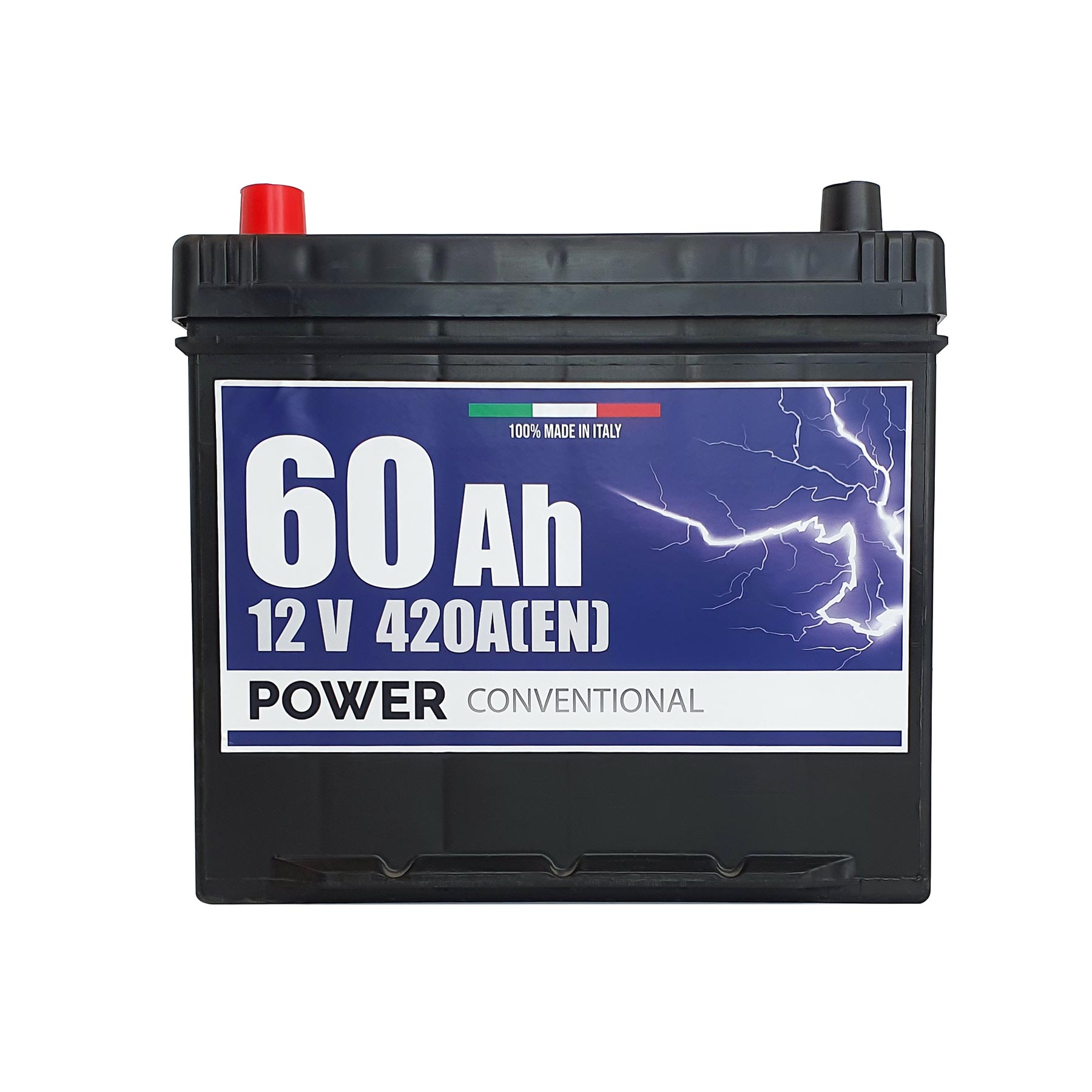 Batteria Power 60Ah, 12V, 420A, 230x170x222mm