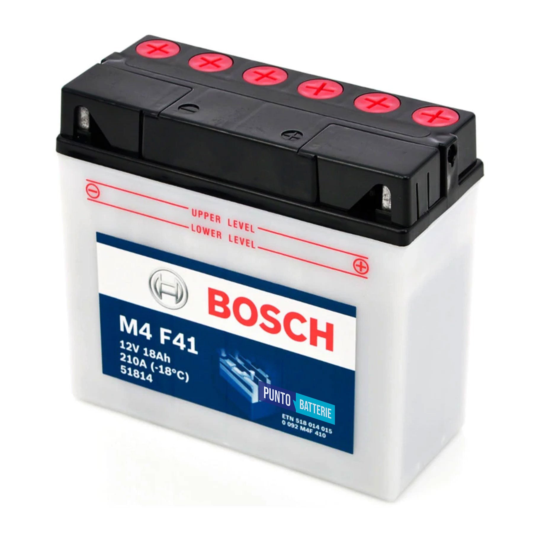 Batteria moto 18ah, 12v