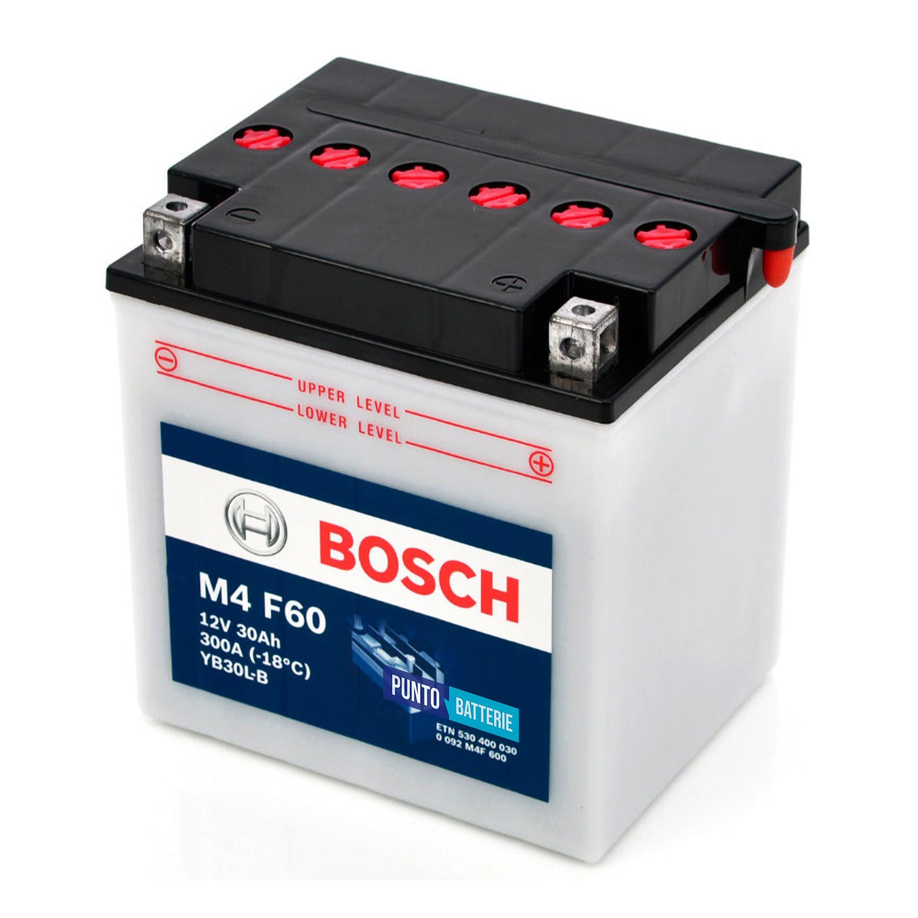 Batteria moto 30ah, 12v