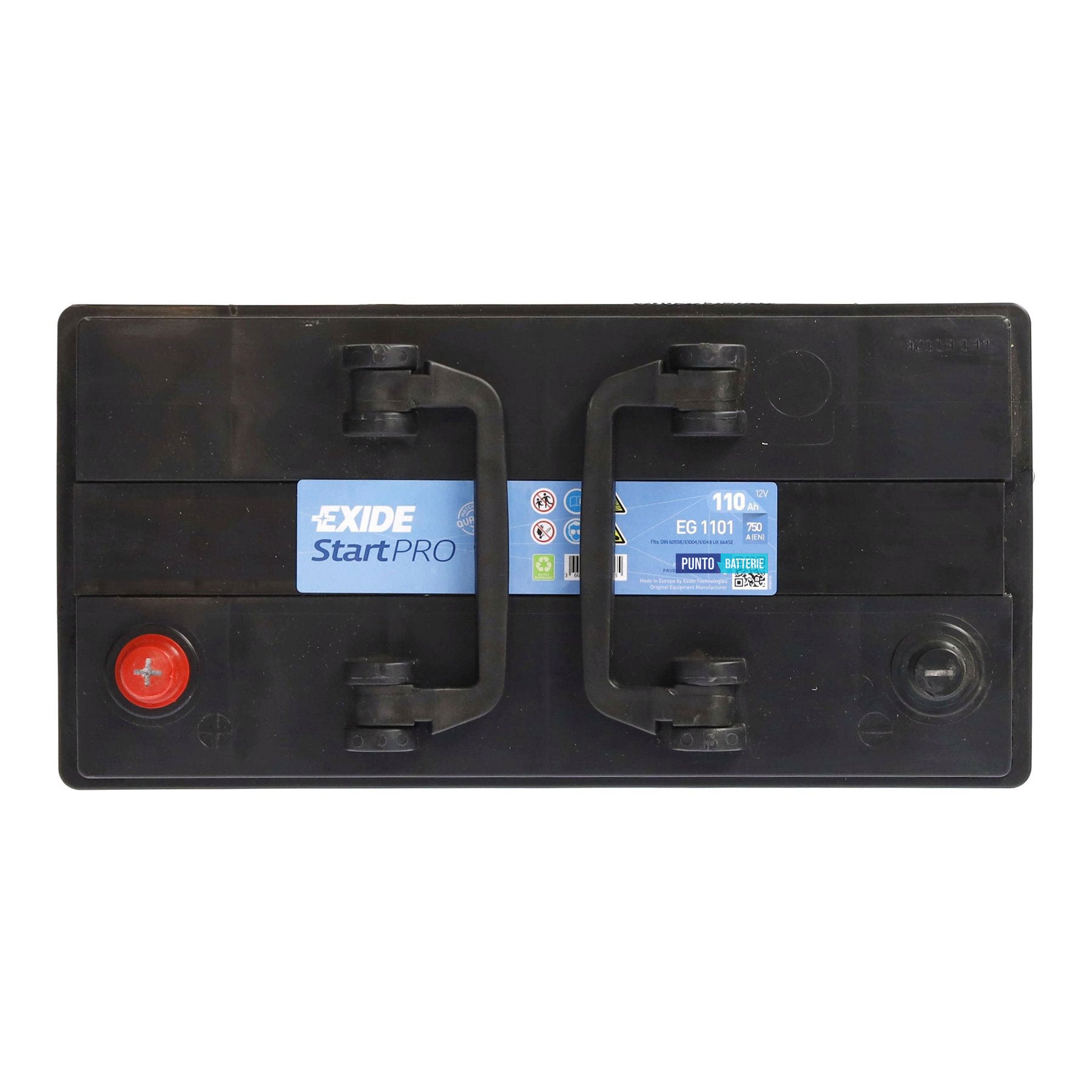 Batteria camion 110ah, 720a, 12v