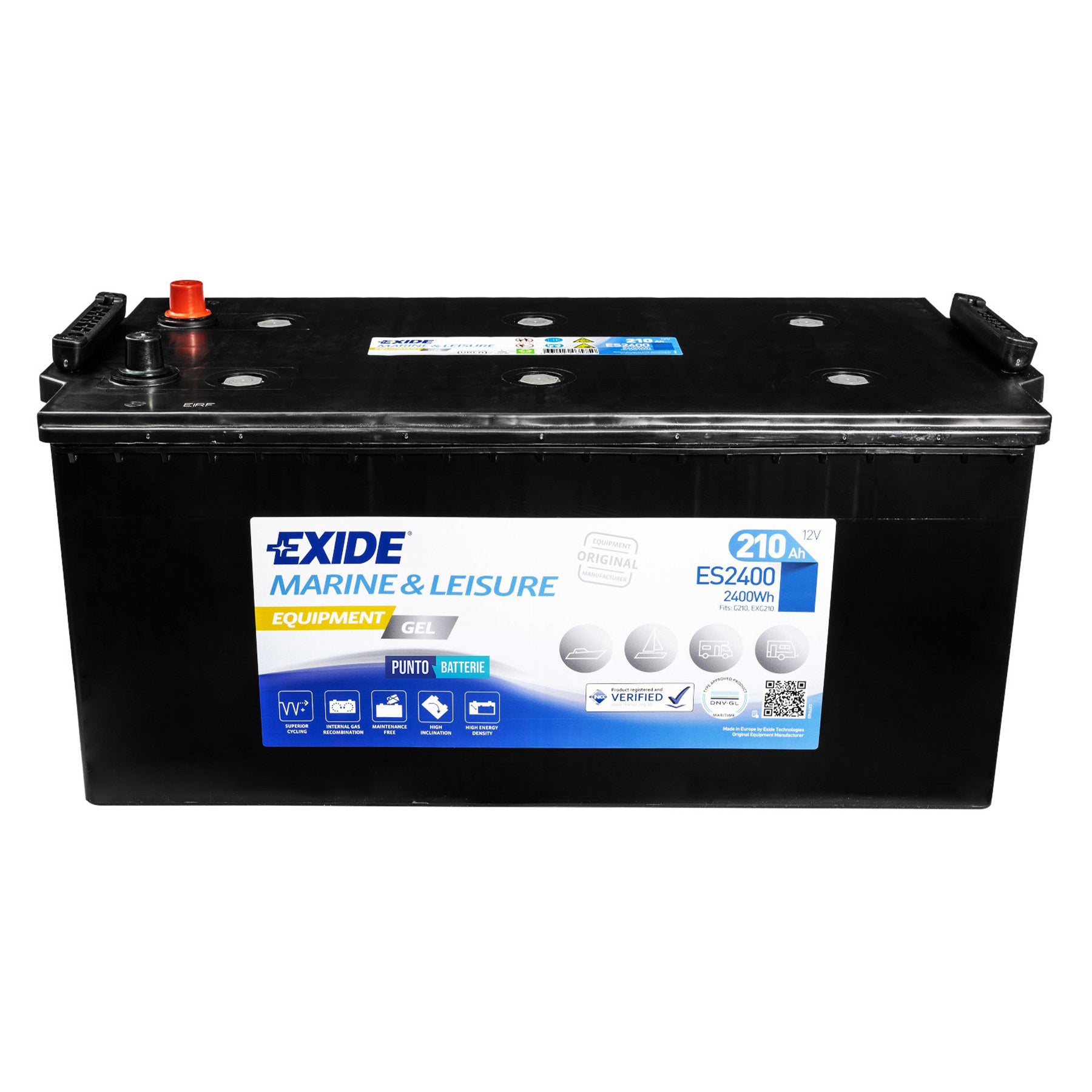 Batteria camper 210ah, 12v