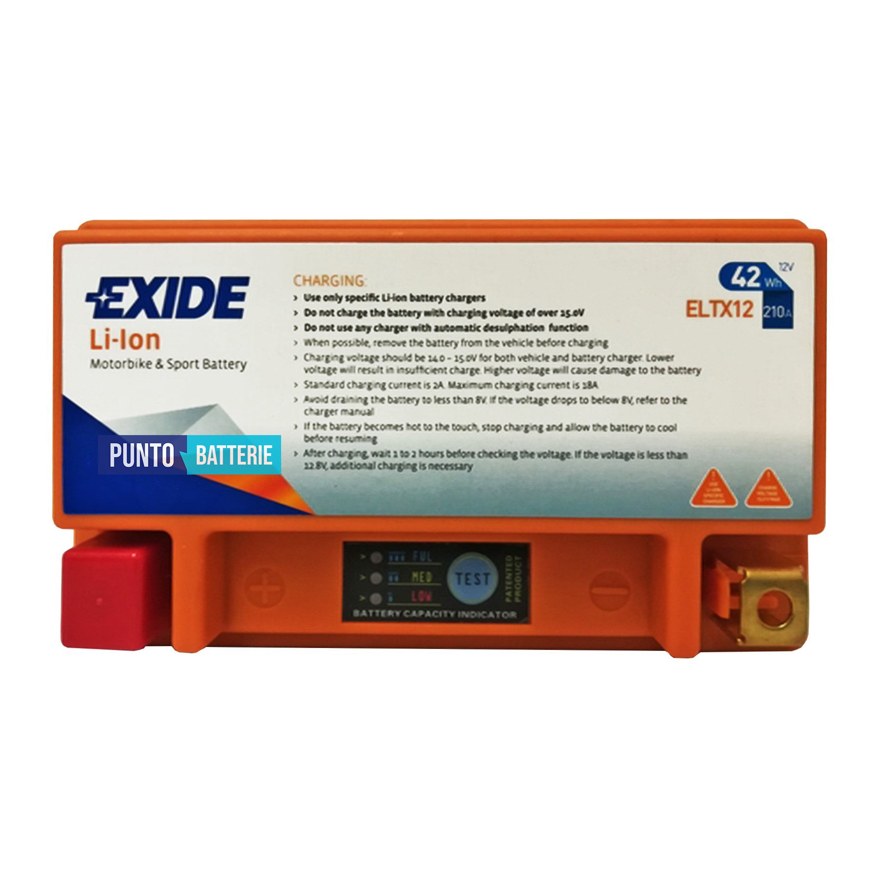 Batteria moto 3ah, 12v