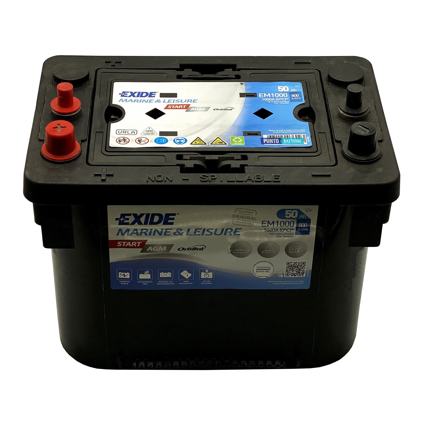 Batteria camper 50ah, 12v