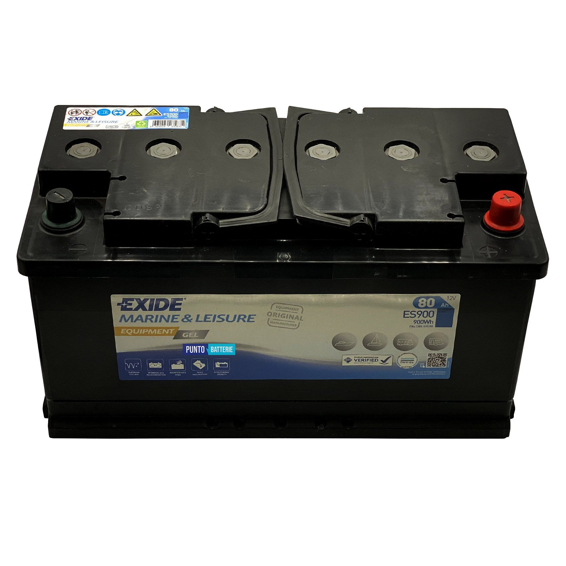 Batteria camper 80ah, 12v