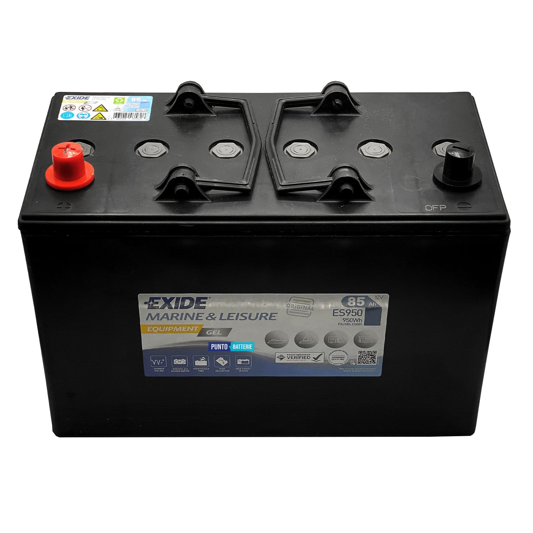 Batteria camper 85ah, 12v
