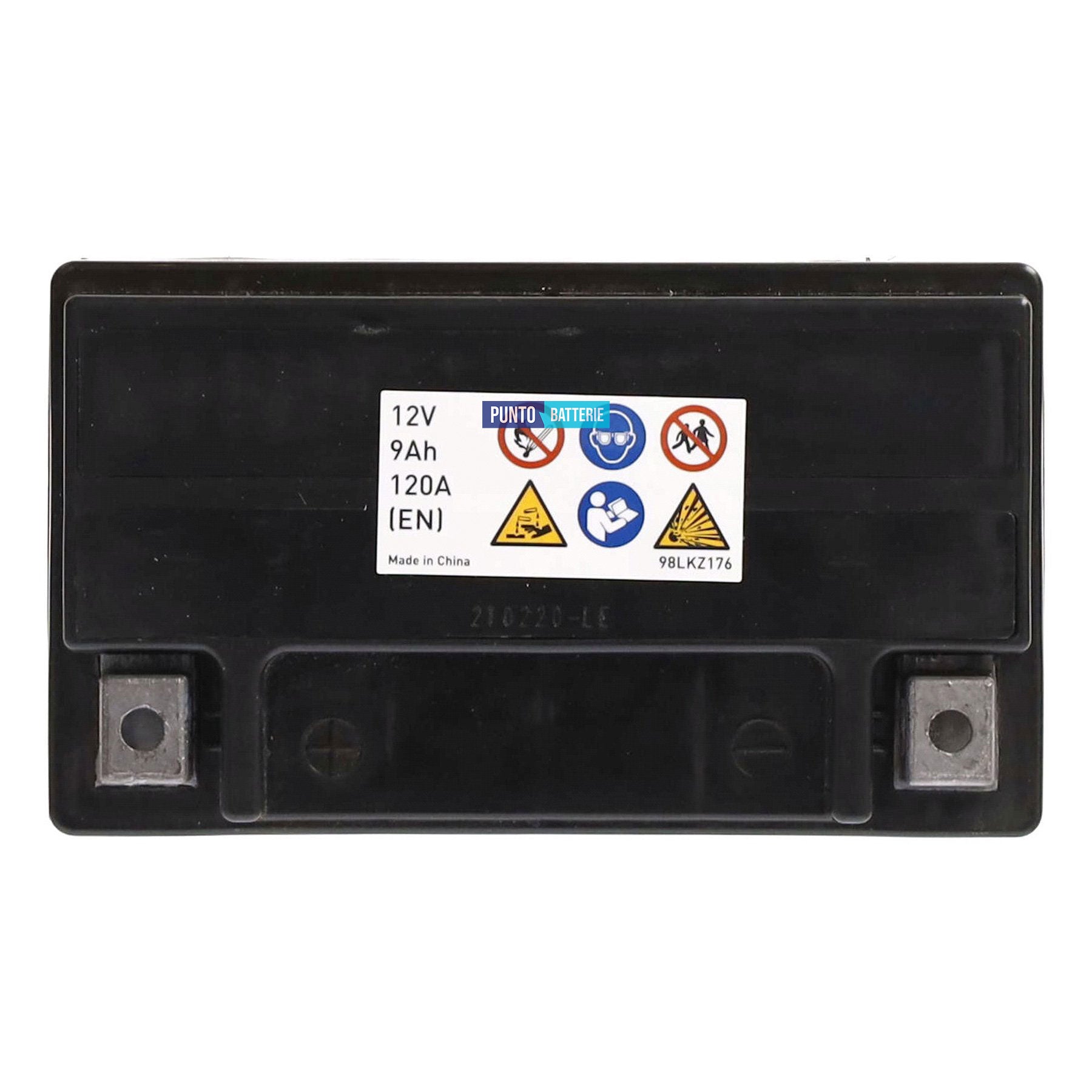 Batteria auto 9ah, 120a, 12v