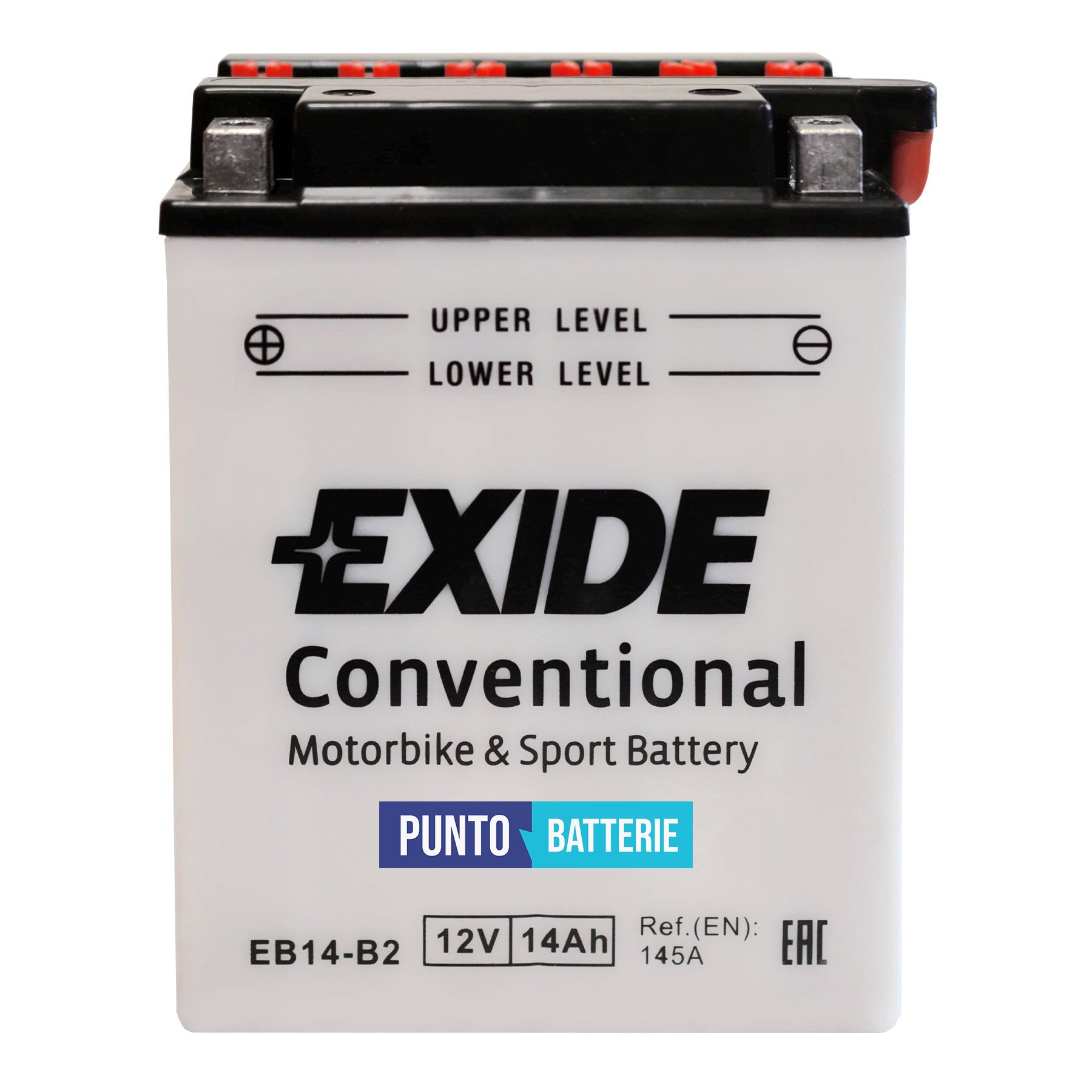 Batteria Exide 14Ah, 12V, 145A , 134x89x166mm