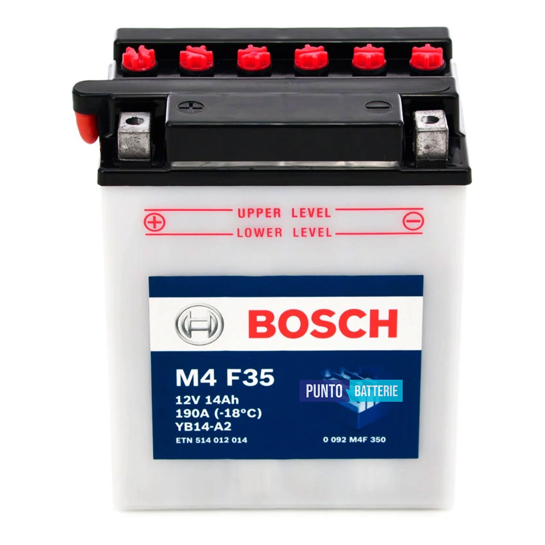 Batteria Bosch 14Ah, 12V, 190A , 134x89x166mm
