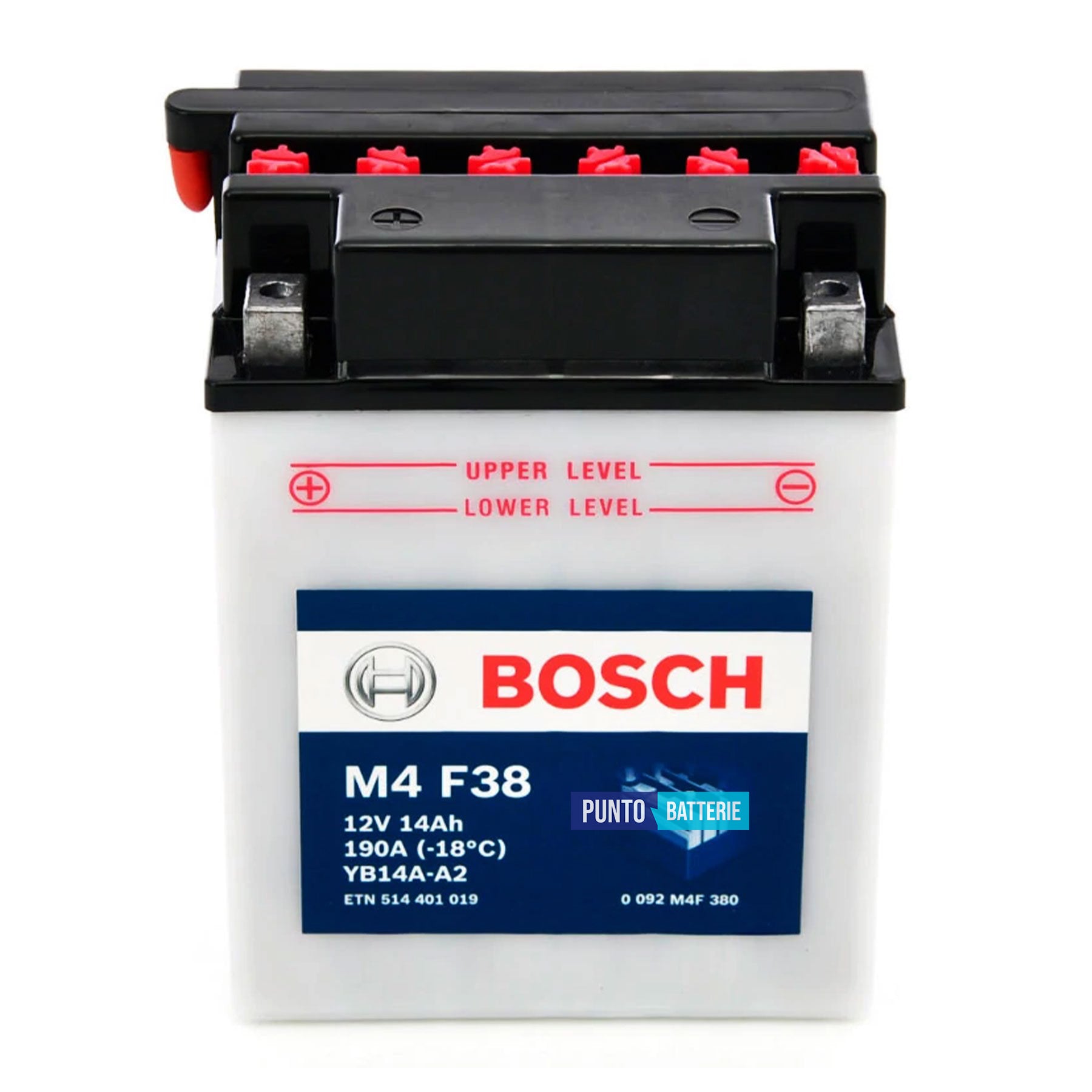 Batteria Bosch 14Ah, 12V, 190A , 134x89x166mm