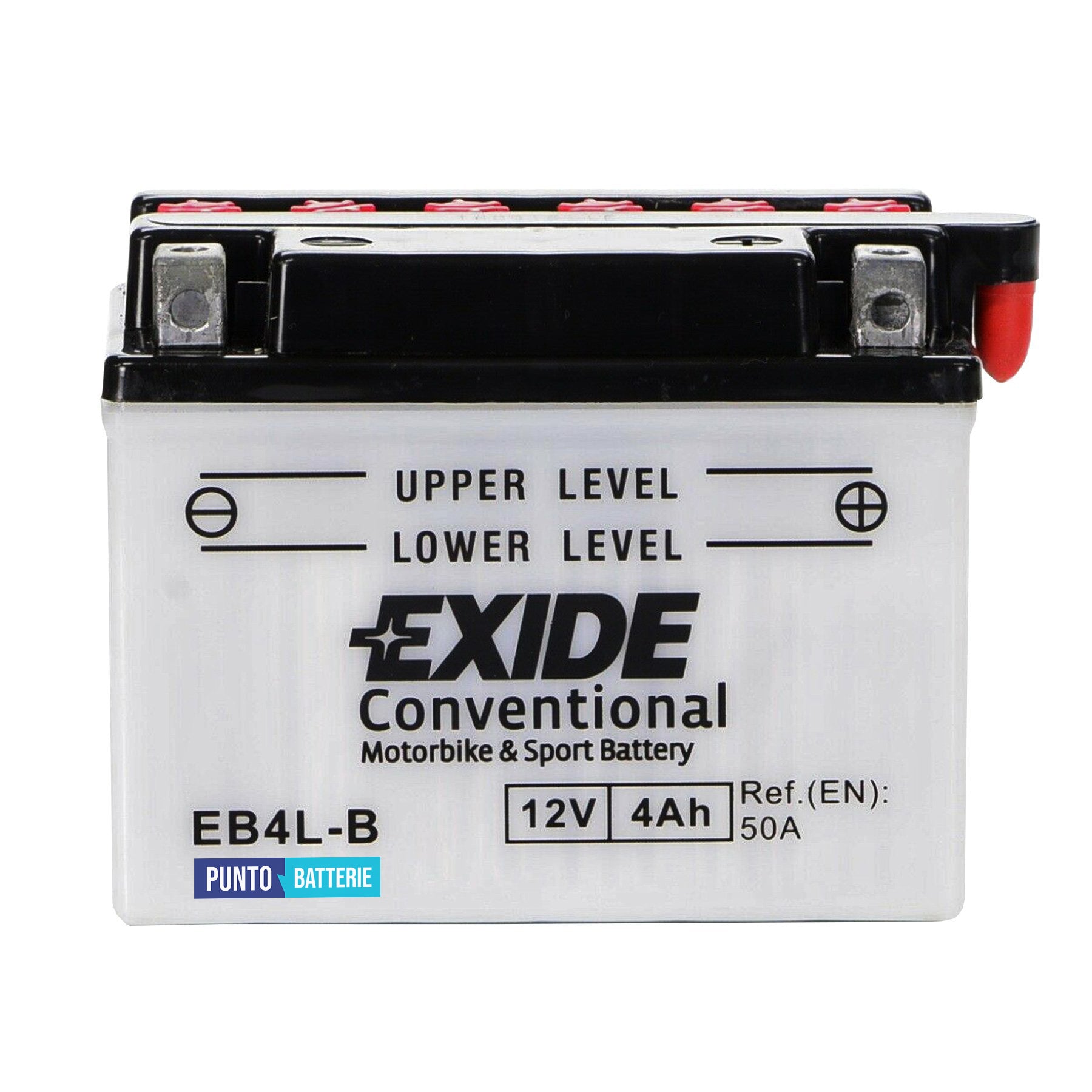 Batteria Exide 4Ah, 12V, 50A , 120x70x95mm