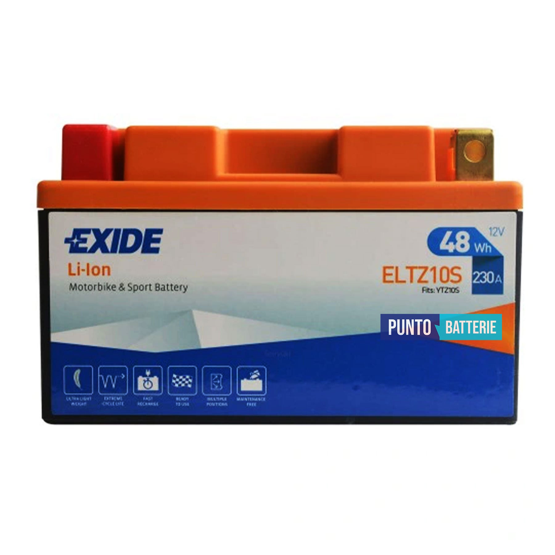 Batteria Exide 4Ah, 12V, 230A , 150x90x95mm