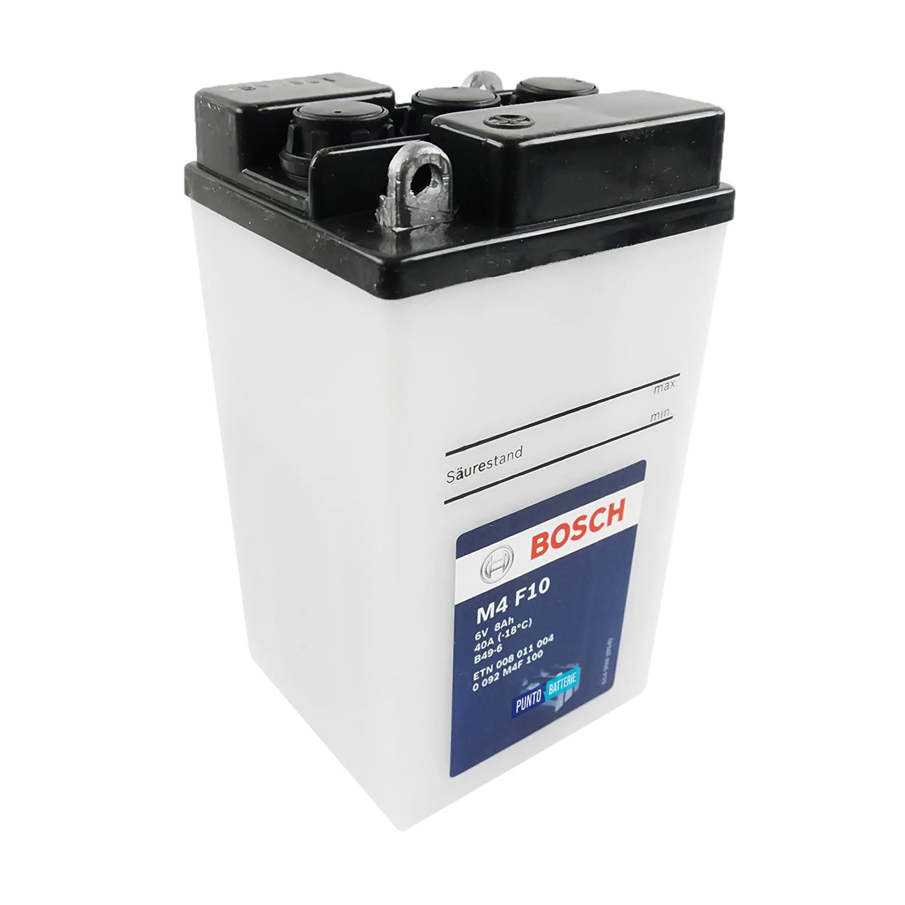 Batteria Bosch 8Ah, 6V, 40A , 91x83x160mm