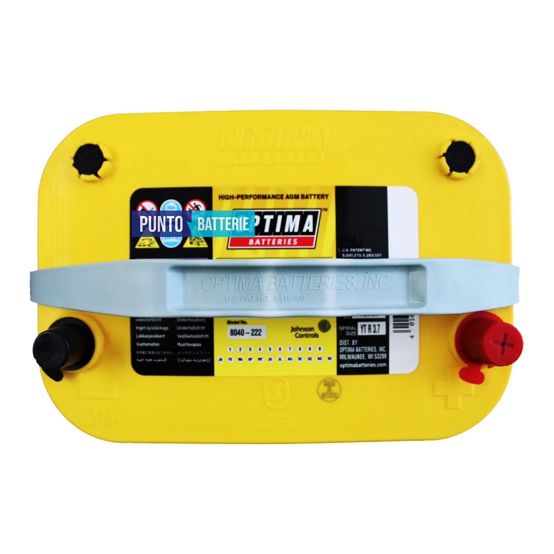 Batteria auto 48ah, 660a, 12v