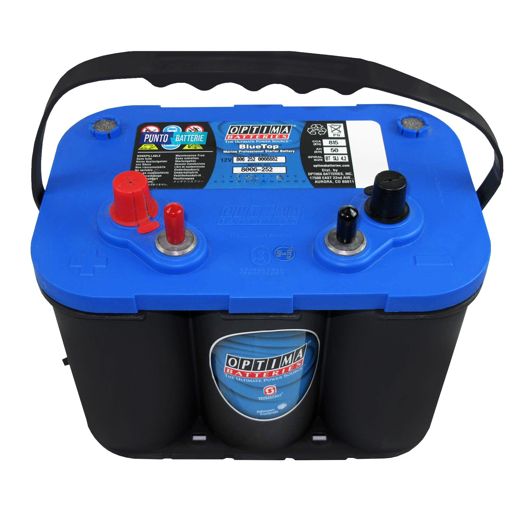 Batteria camper 50ah, 12v