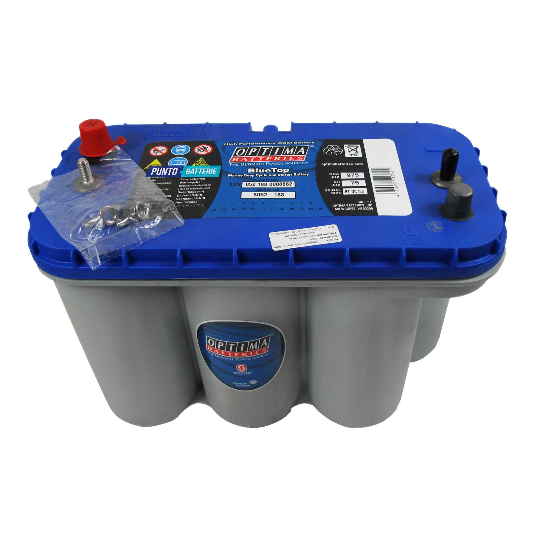 Batteria camper 75ah, 12v