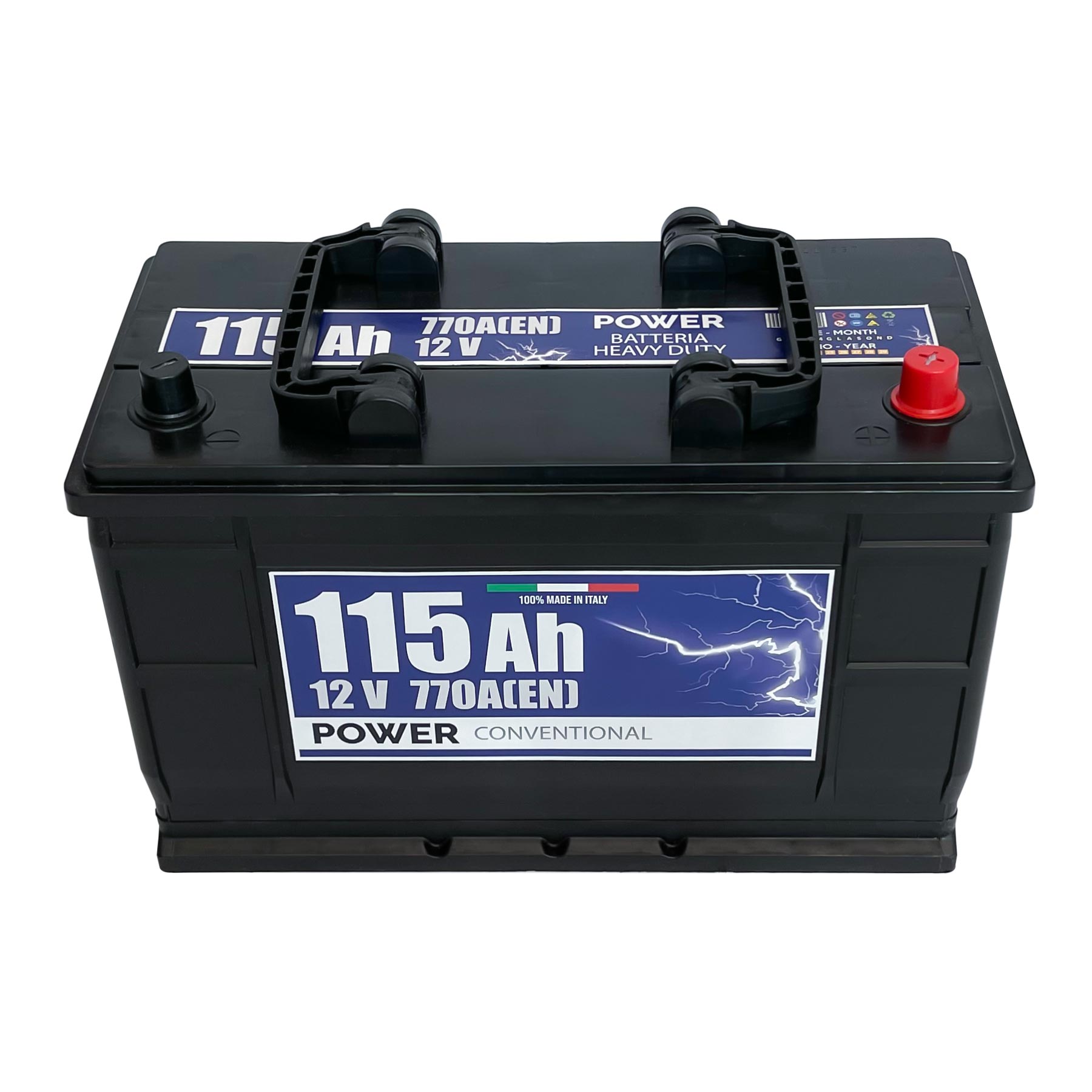Batteria camion 115ah, 770a, 12v
