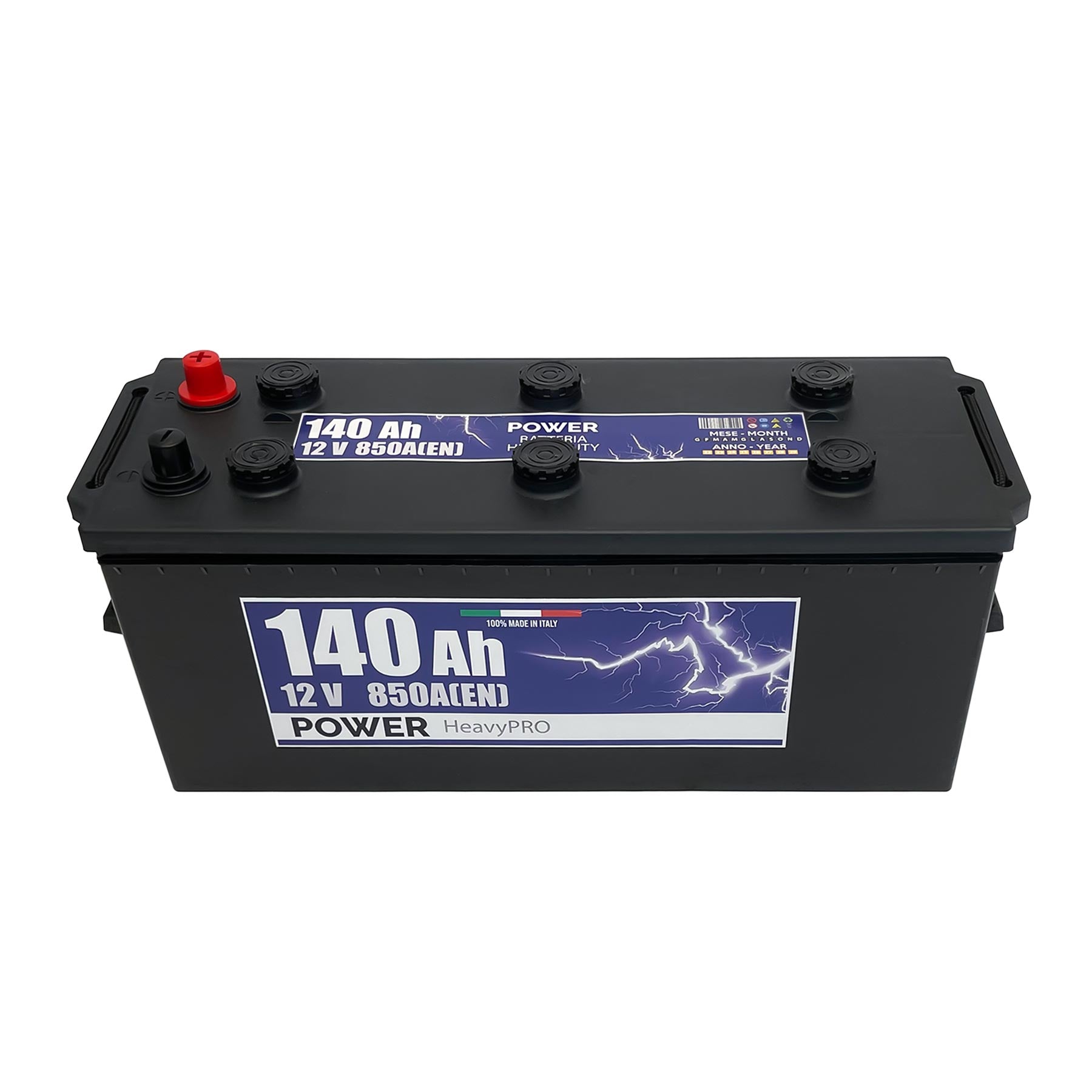 Batteria camion 140ah, 850a, 12v