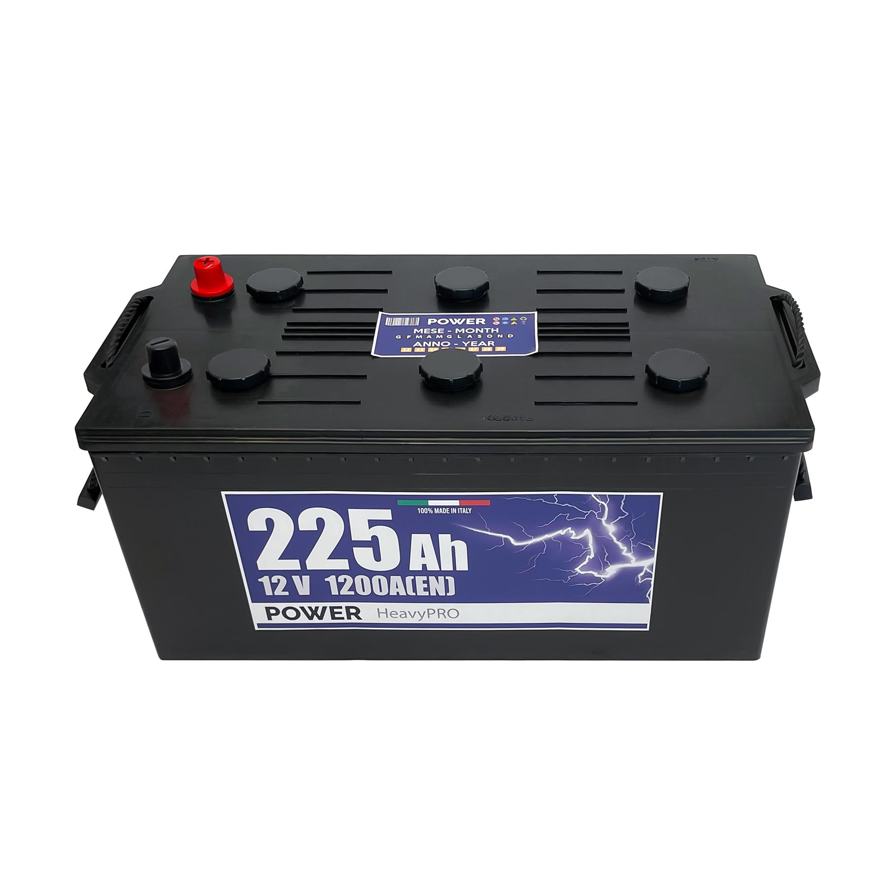 Batteria camion 225ah, 1200a, 12v