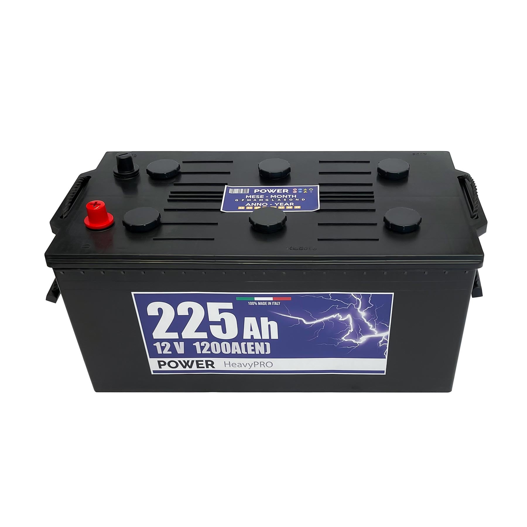 Batteria camion 225ah, 1200a, 12v