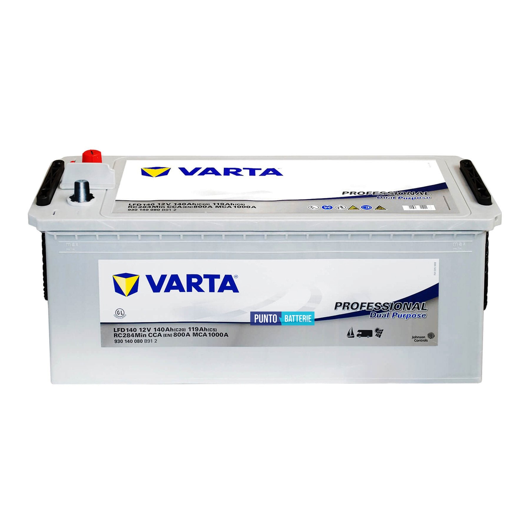 Batteria Varta 140Ah, 12V, 513x189x223mm