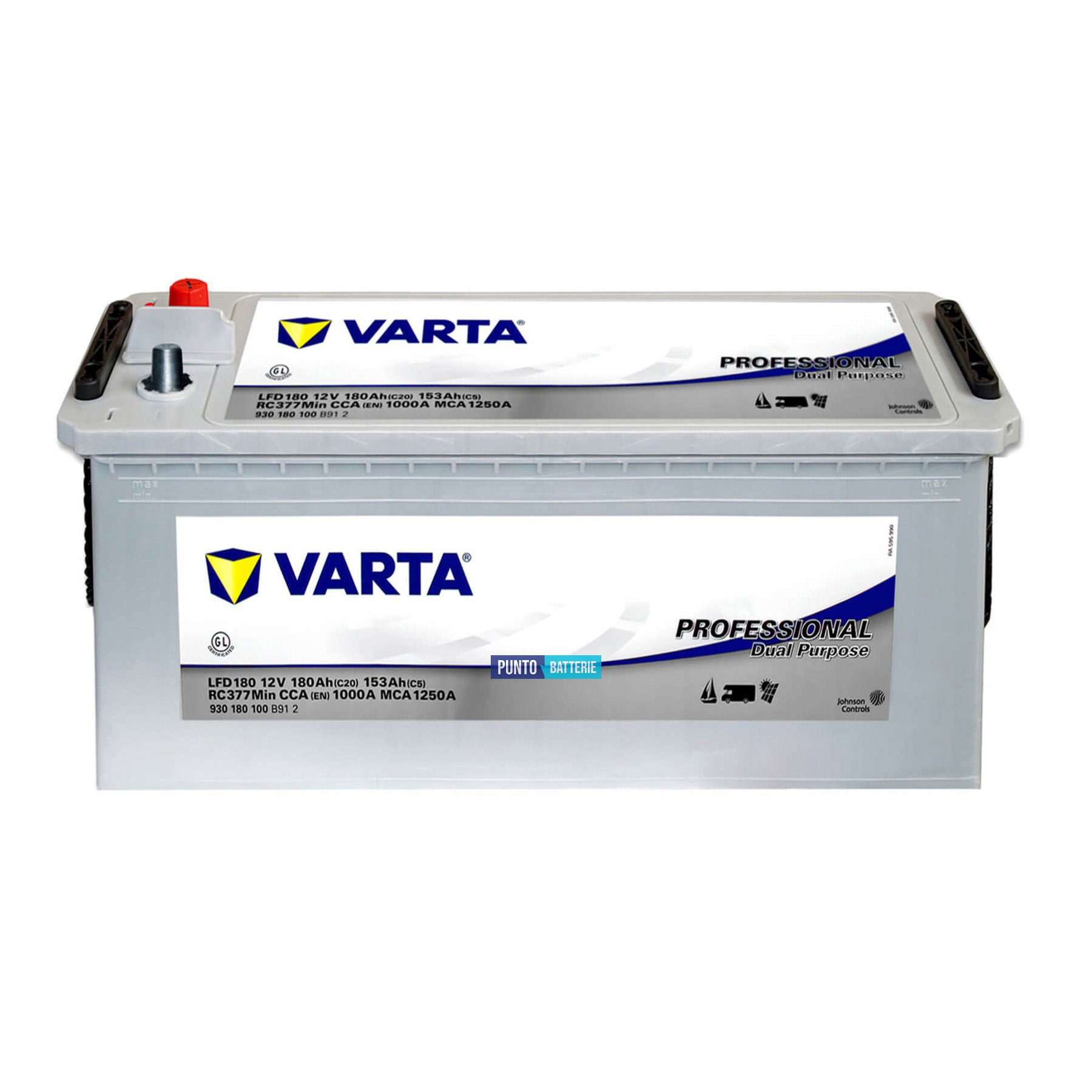 Batteria Varta 180Ah, 12V, 513x223x223mm