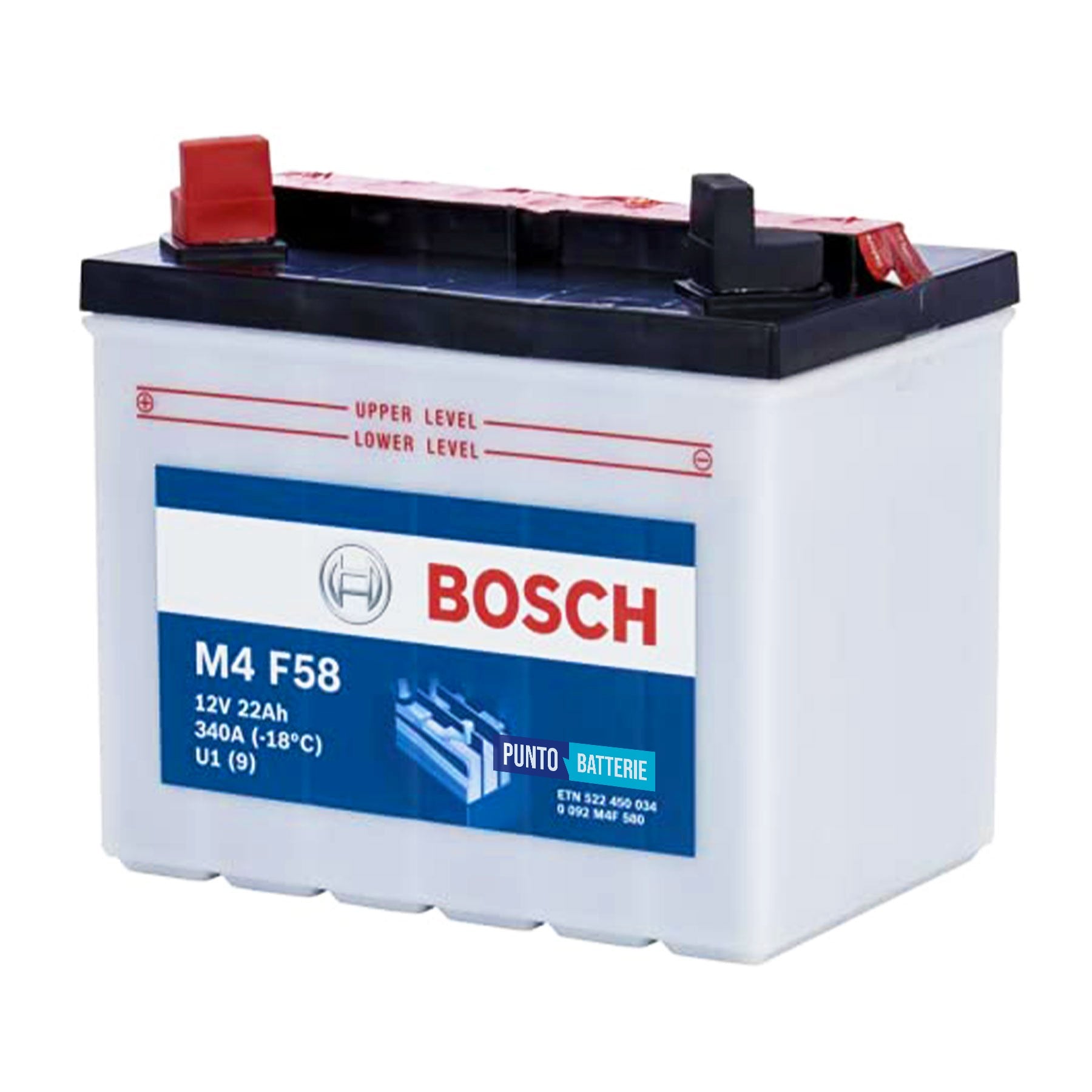 Batteria Bosch 22Ah, 12V, 340A , 195x130x180mm