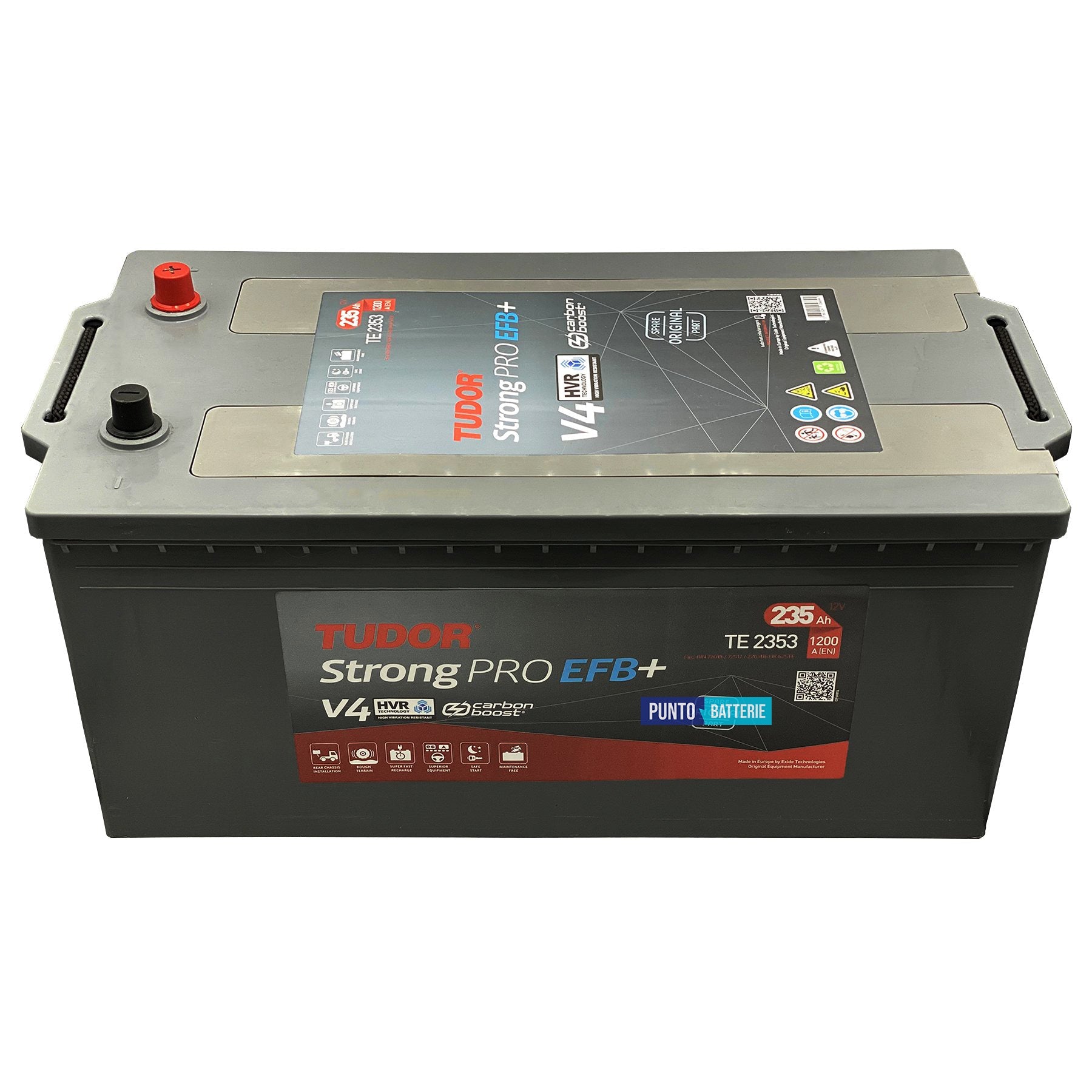 Batteria camion 235ah, 1200a, 12v