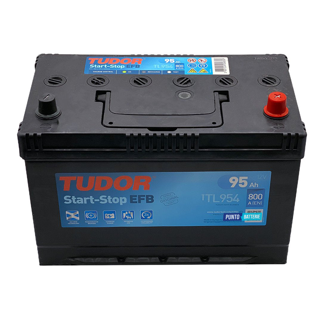 Batteria auto 80ah, 782a, 12v