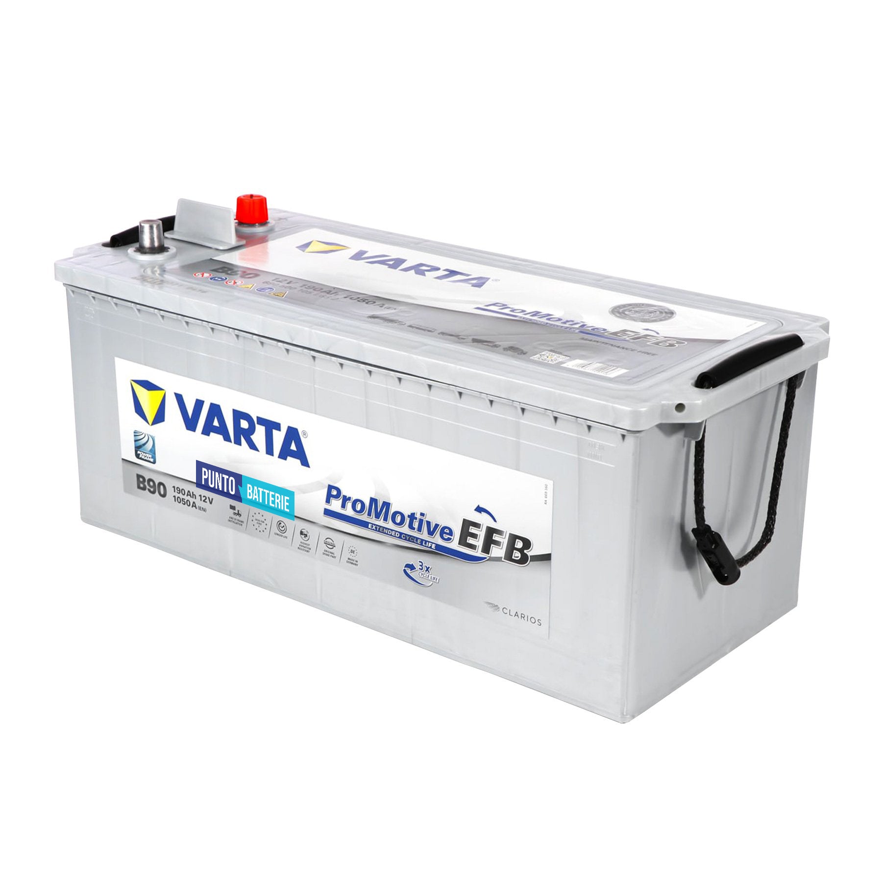 Batteria camion 190ah, 1050a, 12v