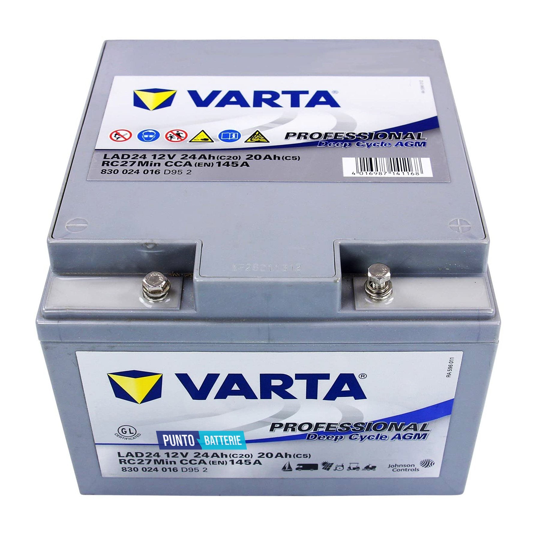 Batteria camper 24ah, 12v