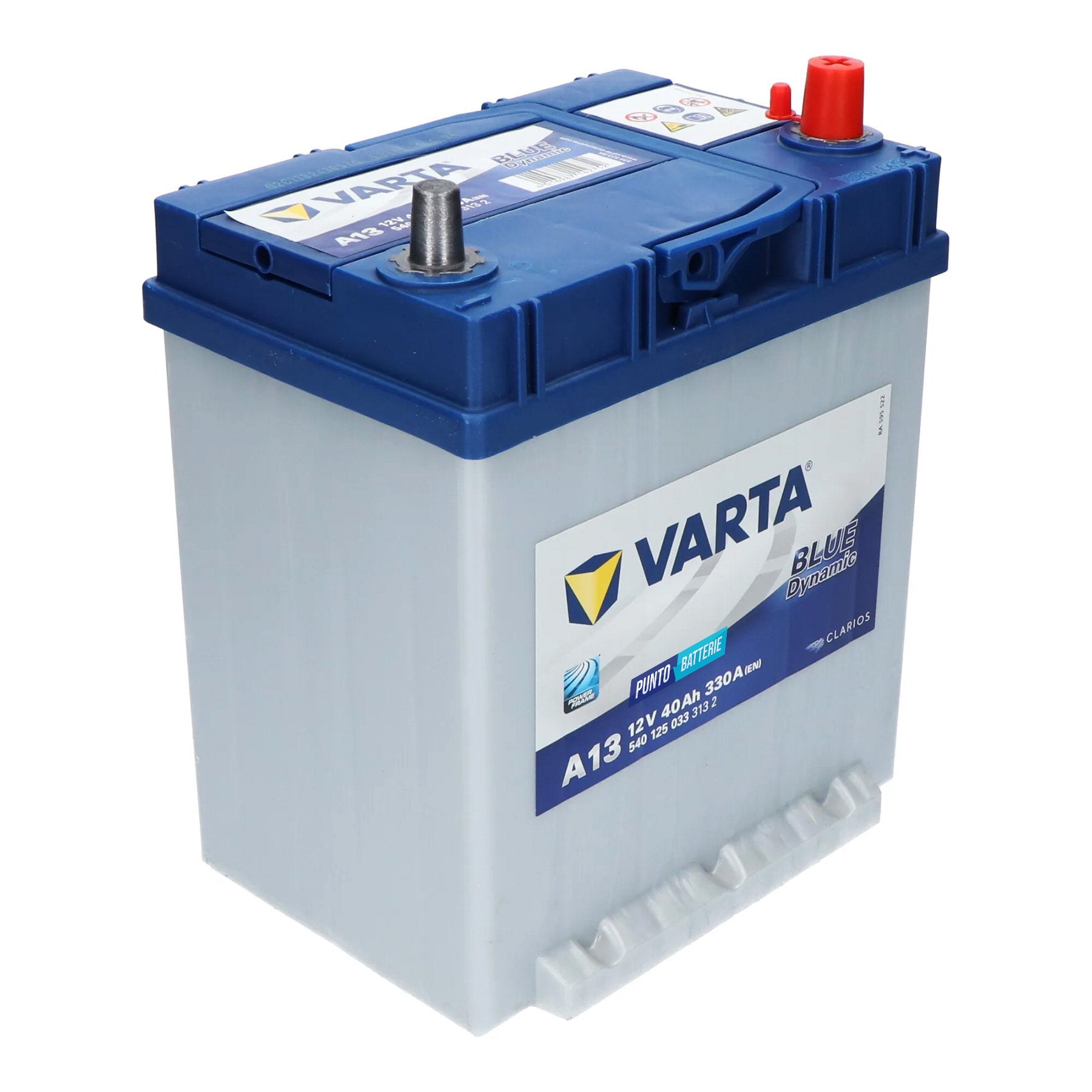 Batteria auto 40ah, 330a, 12v