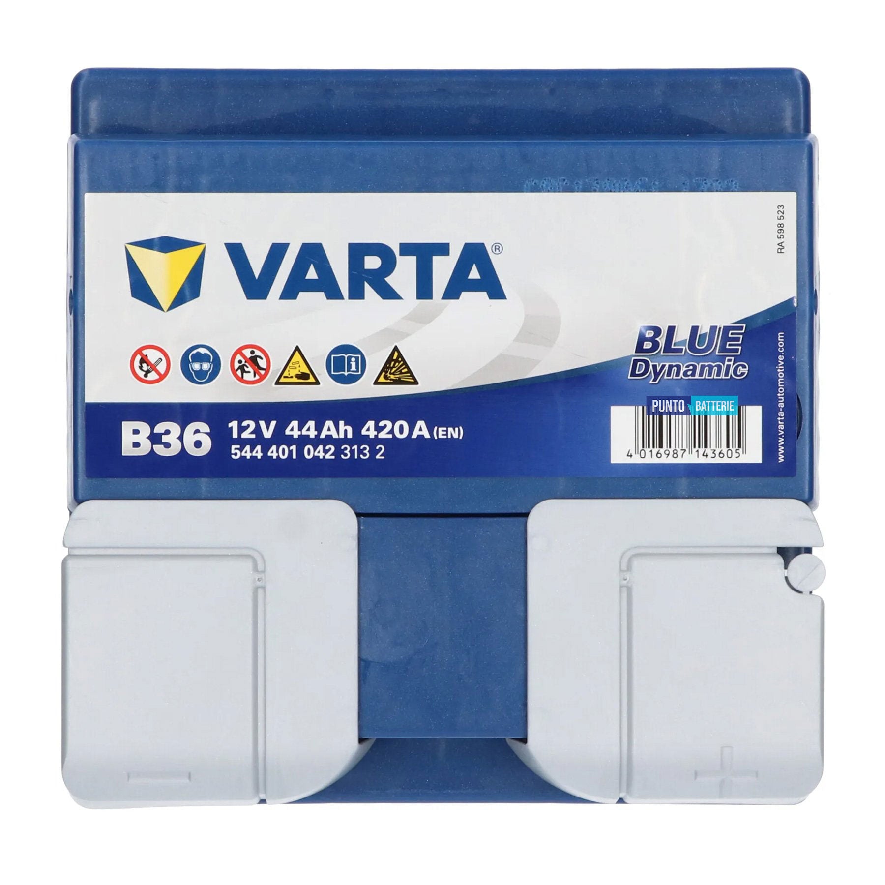 Batteria auto 44ah, 420a, 12v