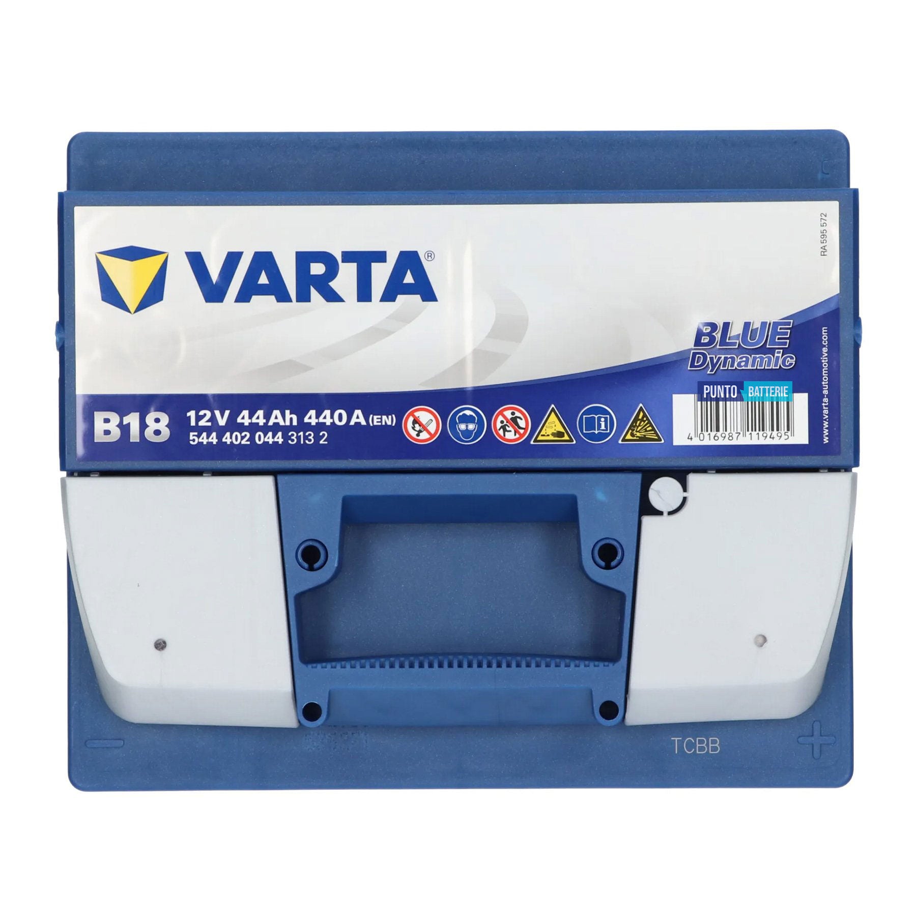 Batteria auto 44ah, 440a, 12v