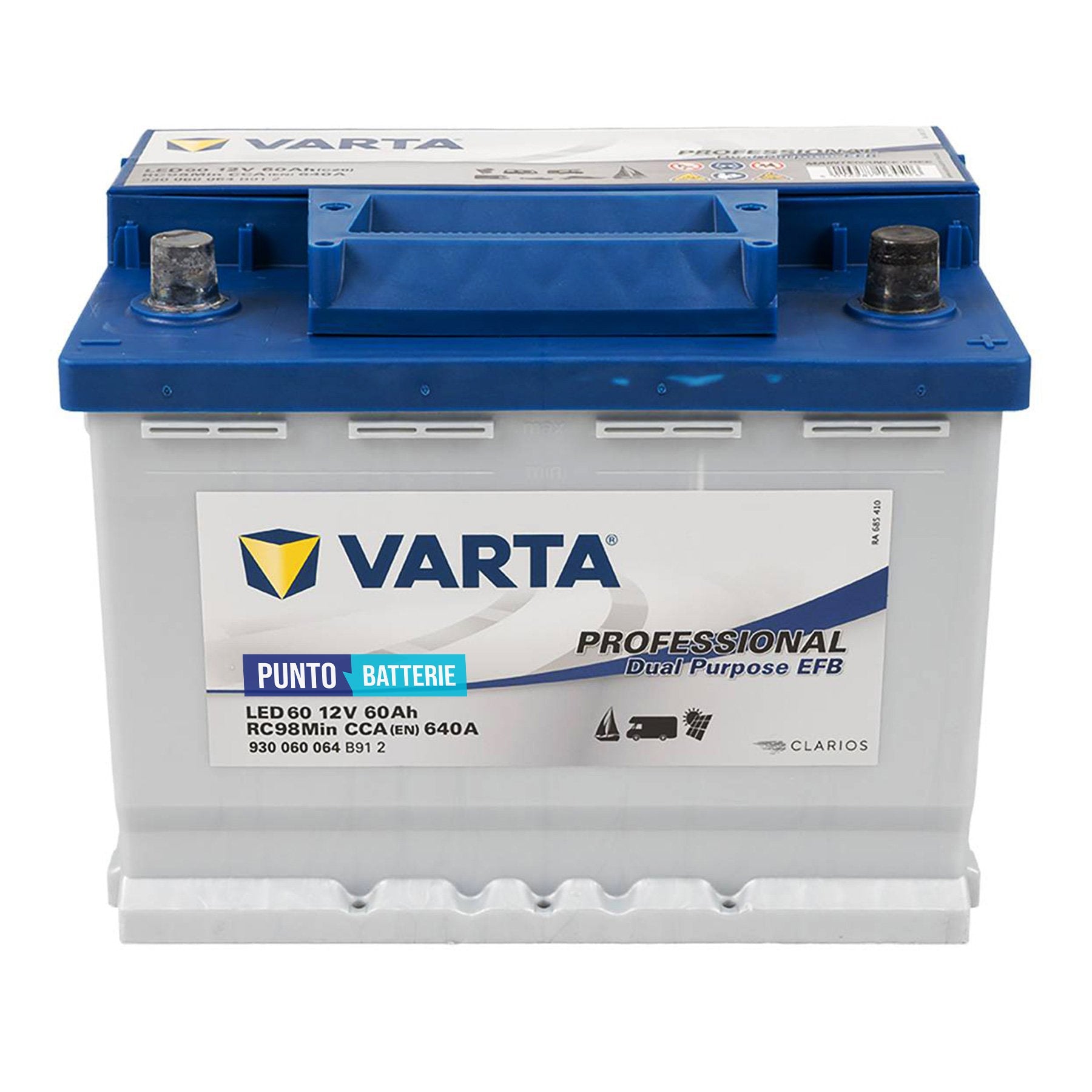 Batteria camper 60ah, 12v