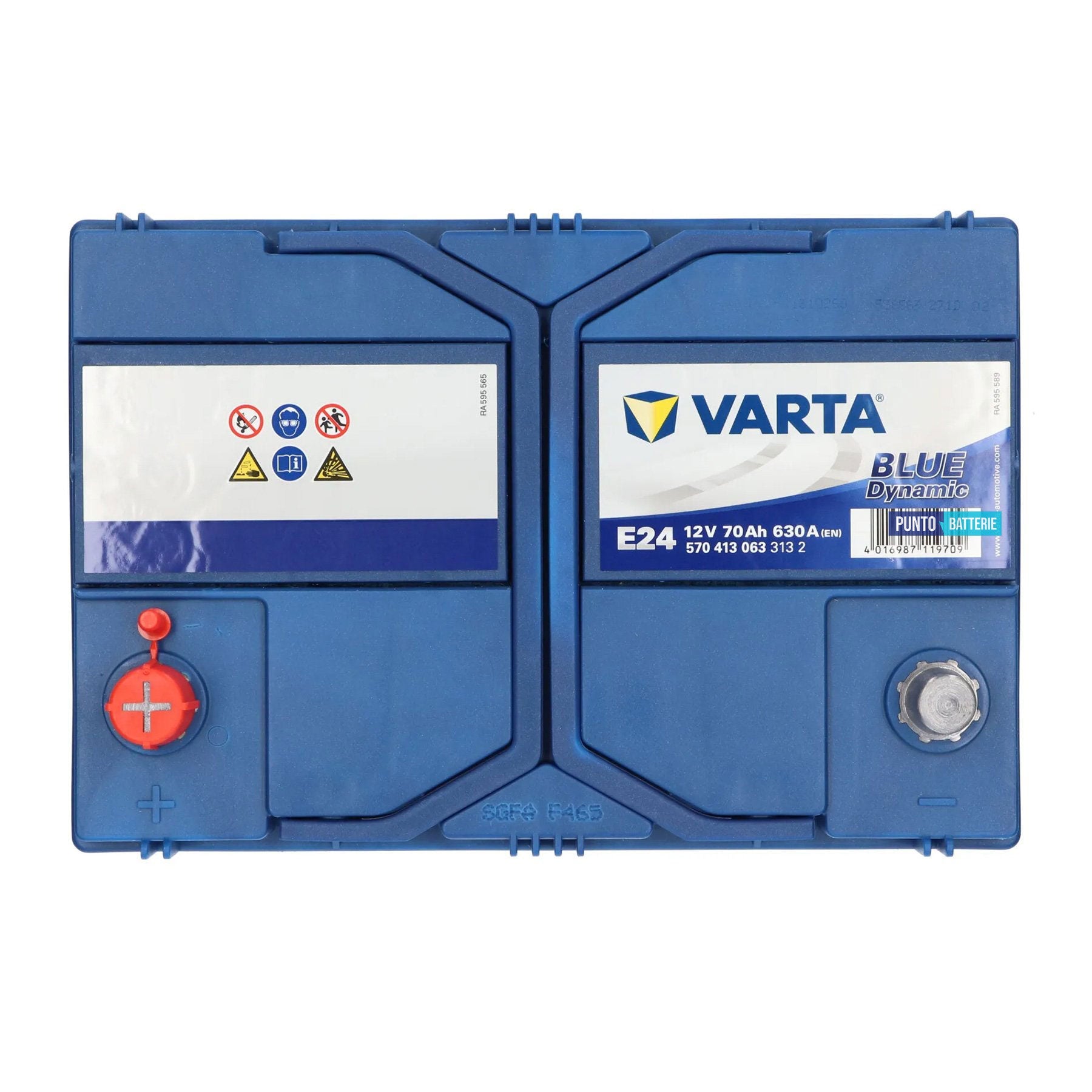 Batteria auto 70ah, 630a, 12v