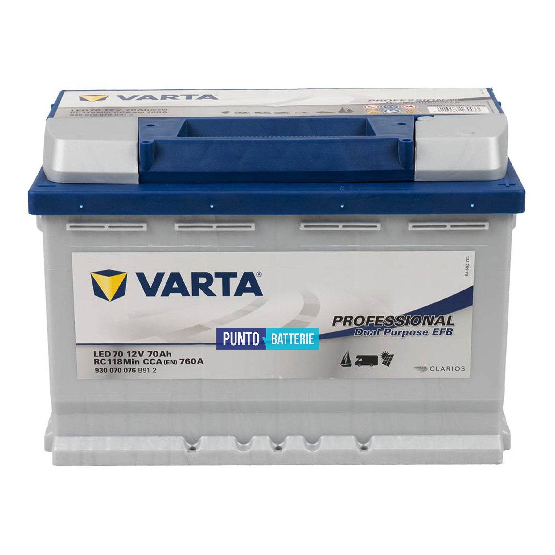 Batteria camper 70ah, 12v