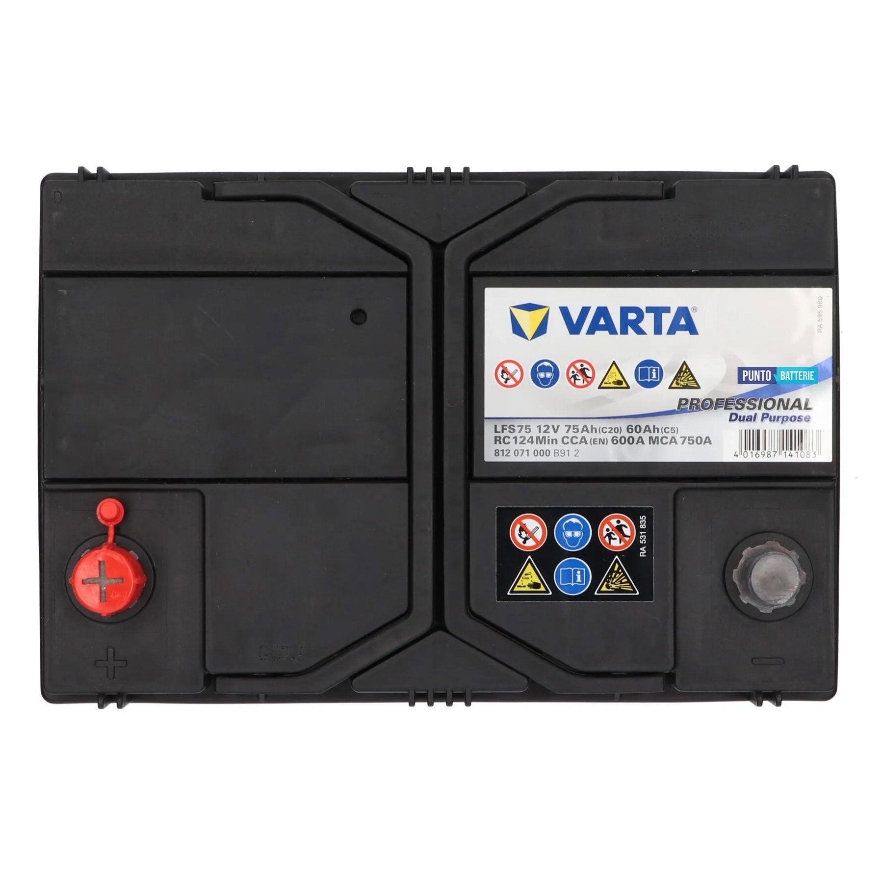 Batteria camper 75ah, 12v