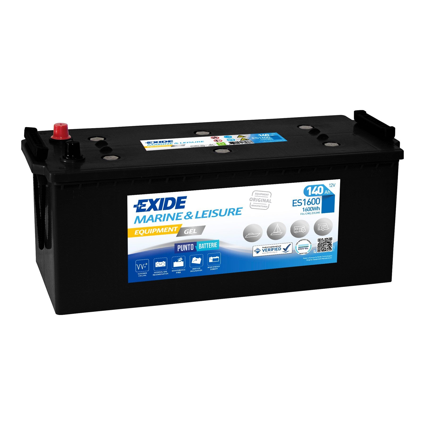 Batteria Exide ES1600 Equipment Gel